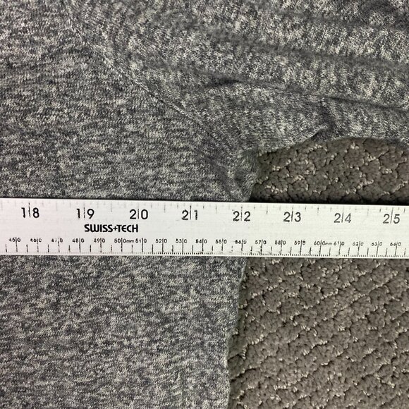 Vintage Abercrombie & Fitch Muscle Henley Shirt Mens XL Gray Heather Long Sleeve - Picture 7 of 8